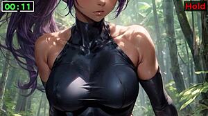yoruichi shihouin from bleach guides your joi test challenge