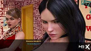 watch me stretch nude in this yoga game, bending over in 3d anime