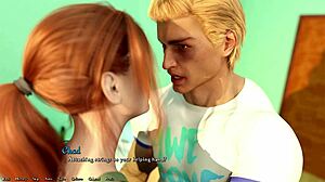 Two Alt College Girls Kissing in Wild Lesbian Creampie Scene