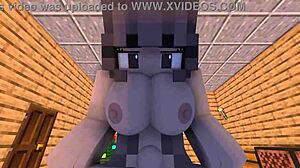 POV - Sweet Christmas Evening Turns Unforgettable with Ex-Girlfriend in Minecraft Animation
