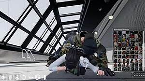 Swordxhime Gallery Enemy 90 with Military Theme