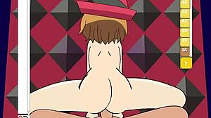 imagine pokemon serena from xy getting her blonde pussy and ass fisted in anime