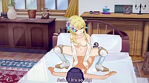 Jeg elsker Lumine Genshin 3D hentai