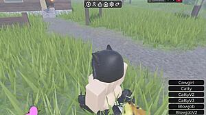 King Doggy God of All Doges Pounds Bunny Girl Neko Goth Mommy with Big Cock in Furry Anal Doggystyle Fucking