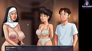 yo, this hottest bdsm scene in summertime saga is wild!