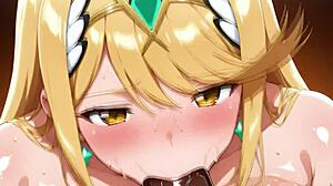 Exploring the beauty of Xenoblade Mythra AI