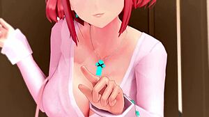 Xenoblade2 Pyra Sex Creampie! Wow, What an Intense Finish After Wild Action!
