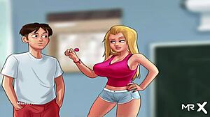 Prof, je peux toucher tes nichons comme ça dans l'épisode SummerTimeSaga ?