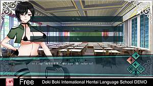 comic demo follows erotic game adventures at doki boki international hentai language school.