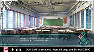 comic demo follows erotic game adventures at doki boki international hentai language school.