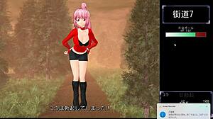 M YUU QUEST RQ GIRL TAKES HARD ACTION in Game Hentai!