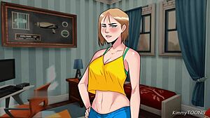 yo, big bitch bangs her roommate in landlady's room - kimmytoons