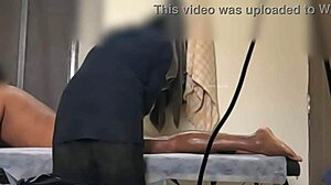 Why resist flashing your cock to that Asian massage girl Piuki in Thailand during her session?