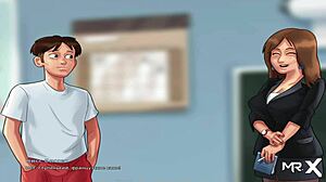 Teacher, can I touch your tits like this in summertimesaga episode?