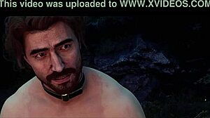 Nudexpedition 33 Ep 12: Lune And Gustave Camp With Hairless Pussy And Monster Cock