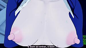 Komi San dominates in hentai with fierce 3D scenes