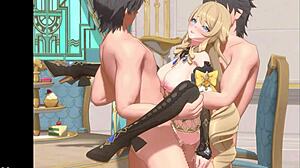 Hey, check out this 3D cartoon anime with Navia!