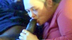 Giving Him That Gawk Gawk With Big Black Cock Deepthroat