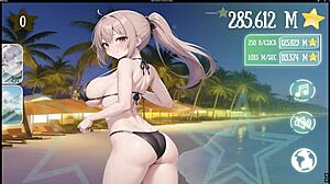 Bouncy Big Tits in Hentai Game - Cute Anal Action Awaits