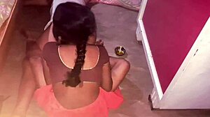 i feel so romantic with rina aunty in telugu short as she takes big cock deepthroat and creampie in chubby assfucking