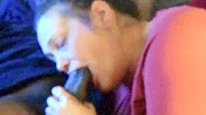 Giving Him That Gawk Gawk With Big Black Cock Deepthroat