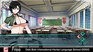 comic demo follows erotic game adventures at doki boki international hentai language school.