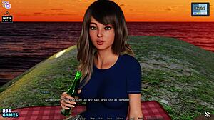 Ajudando ela em reencontro quente com meia-irmã no hentai 3D