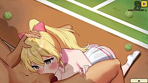 Sex Counselor 1 Features Athletic Tennis Club Senior Giving Blowjob To Big Tits Manga Girl.
