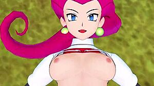 jessie in 3d pokemon hentai adventure