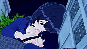 Komi San dominates in hentai with fierce 3D scenes