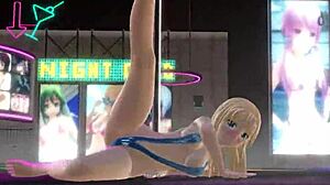 Izumi's pole dance in mmd r-18 style.