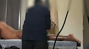 Why resist flashing your cock to that Asian massage girl Piuki in Thailand during her session?