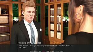Stepmom Cheating in 3D Game with Old Man Cuckold Scene
