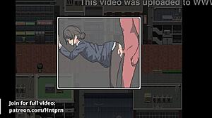 Invisible man performs blowjobs and creampies on unsuspecting characters in hentai game