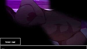 a red flower shines in the moonlight as creampie and titty fuck unfold in ntr part 1