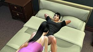 Intense second cuckolding session where villain shares girlfriend in 3d animation episode 19