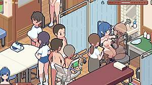 hentai game shows doctor handling patient in hospital with normal day gameplay