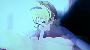 Watch Lotte Suck Cock So Deliciously In Little Witch Academia!