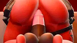 Desdemona's Subtle Anal Adventures with Dildo Riding in Fortnite Animations