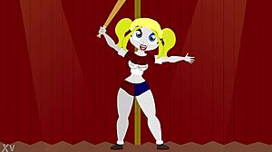 the misadventures of maxi and sherrie camille cosplay hint at harley quinn big ass anime fun