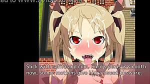 Cold Vamp Handjob with Cum