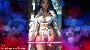 Digital divas 4 uncensored ai seduces with big booty and curvy outfits.