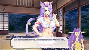 In part 2 of Kiara's ara ara adventure, the sexy catgirl nurse awaits