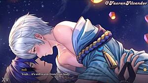 noctilcent delos lantern vigil shows tender gaze at max affection in animation