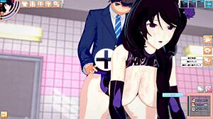 Whoa, this Disney Resident Evil crossover has Elsa giving intense blowjob and handjob in 3D anime hentai! 😏🍆