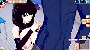 Whoa, this Disney Resident Evil crossover has Elsa giving intense blowjob and handjob in 3D anime hentai! 😏🍆