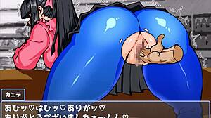 Female swordsman Kaede in harassment job and tower