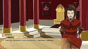 Four Elements Trainer Explores Korra in BDSM Slave Route with Parody Anime Game Actions