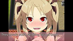 Cold Vamp Handjob with Cum