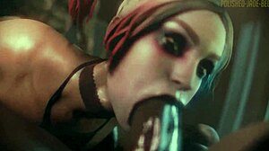 Harley Quinn craves hardcore fucking fun in 3D rule 34 anal and doggystyle